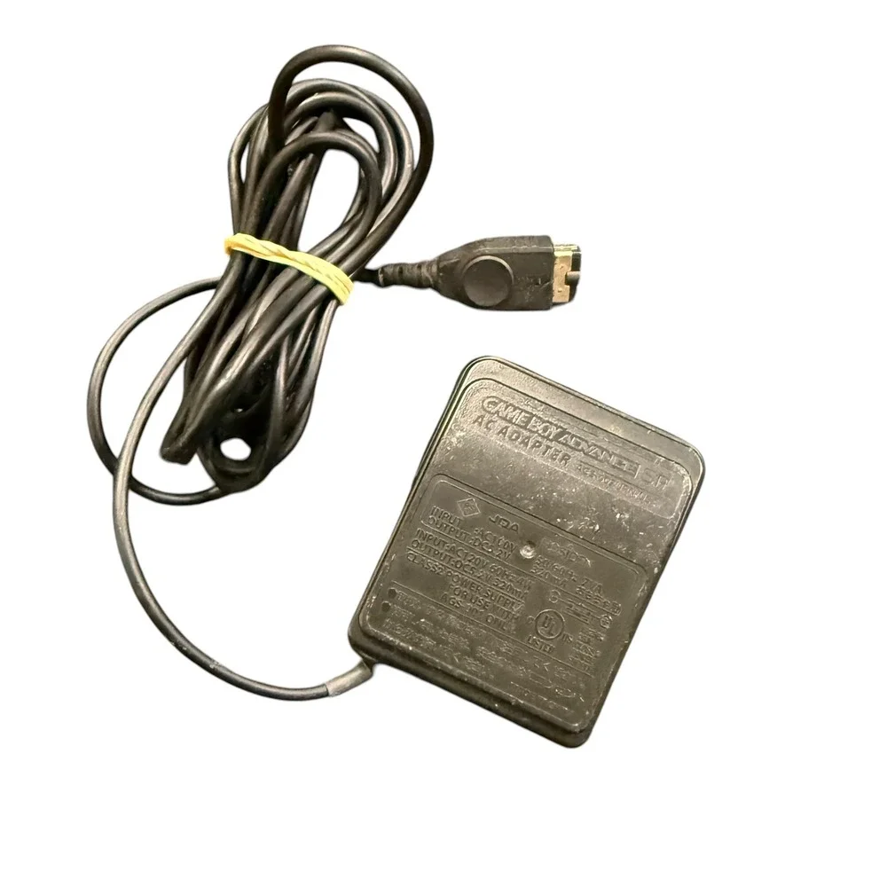 Nintendo AC Adapter AGS-002 Game Boy Advance SP DS Black Wall Charger Power Cord